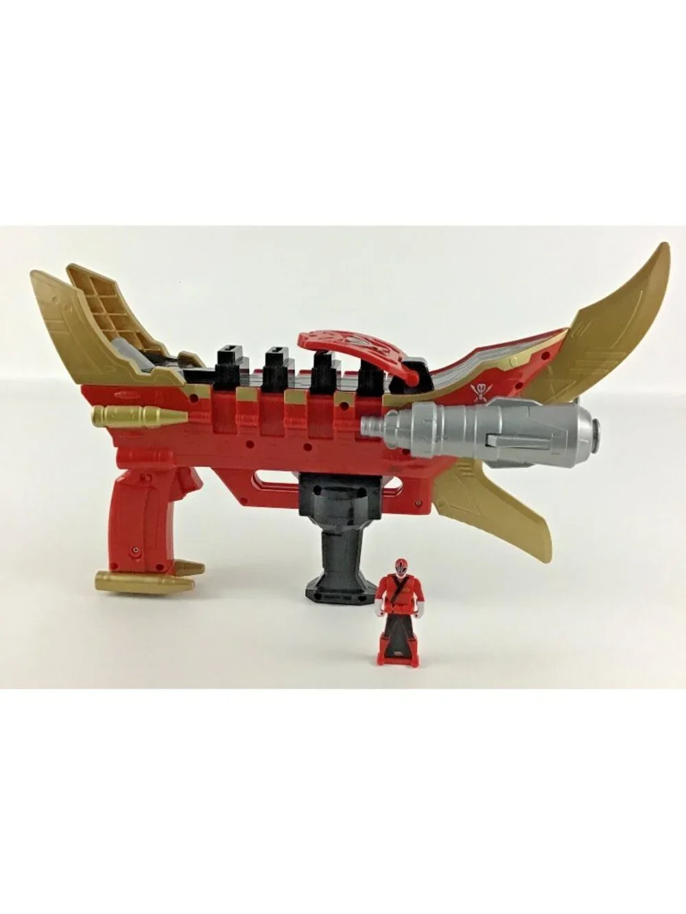 Power Rangers Super Mega Force Cannon Blaster Pirate Ship w Key Bandai 2014 Toy